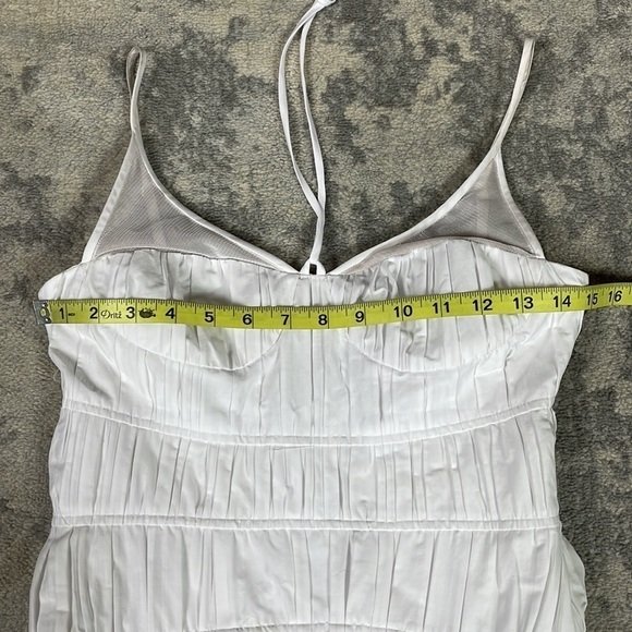 NWT Jonathan Simkhai Indy Bustier Maxi Dress White Bridal Wedding Vacation Sz 2 - Picture 10 of 14